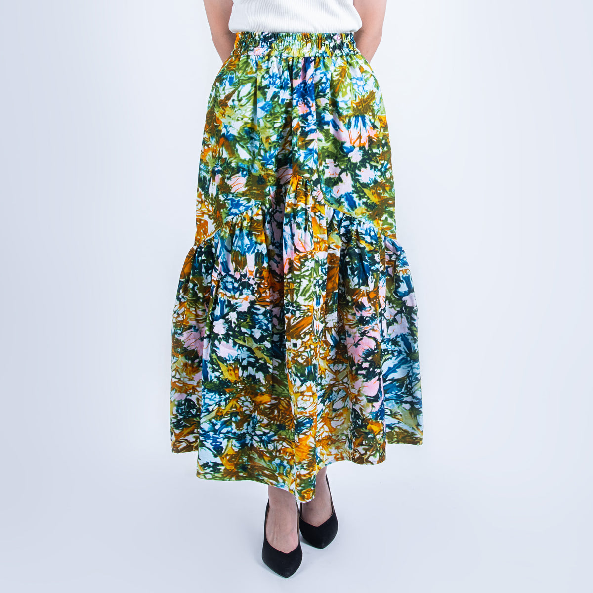 ギャザーロングスカート【Msitu（森）】 – RAHA KENYA