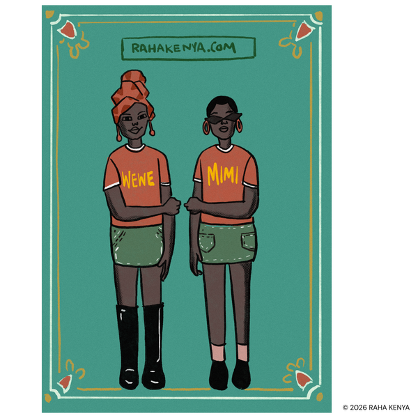 ｟受注販売｠Kenyan Artists Collaboration T-Shirt【WEWE MIMI】