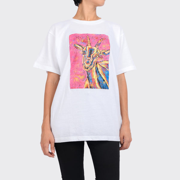 ｟受注販売｠Kenyan Artists Collaboration T-Shirt【GOAT】