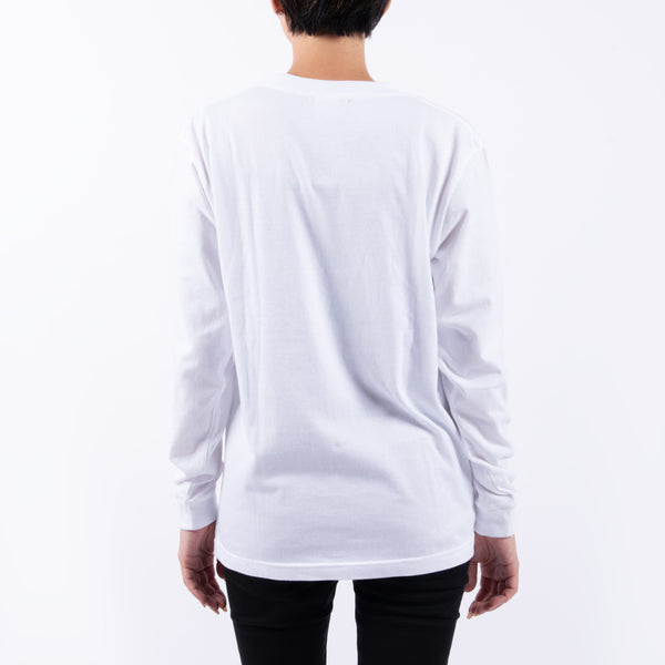 【予約商品／11月下旬にお届け】Moyo Art Long Sleeve Tshirt（ライオン/White）
