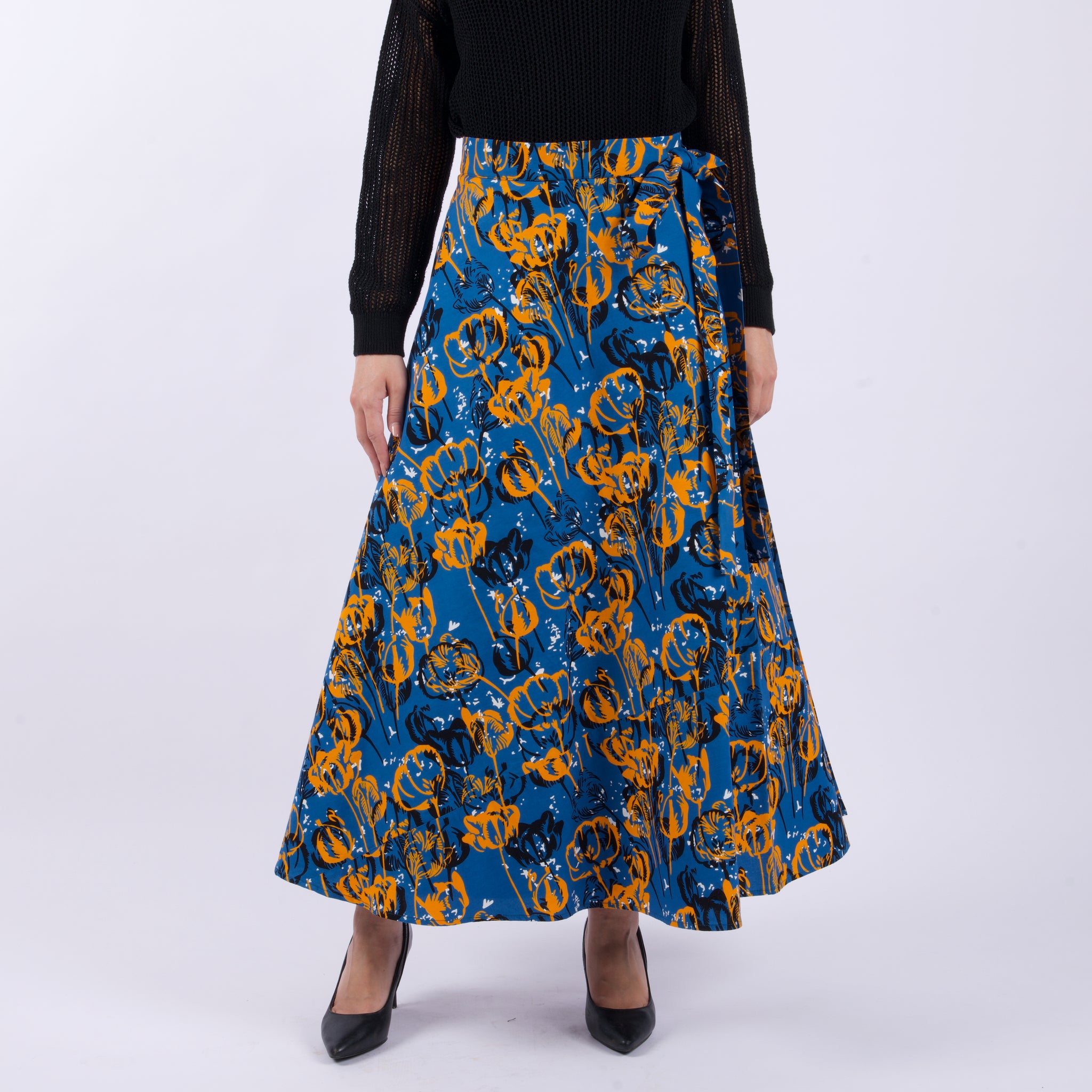 巻きスカート【水面】