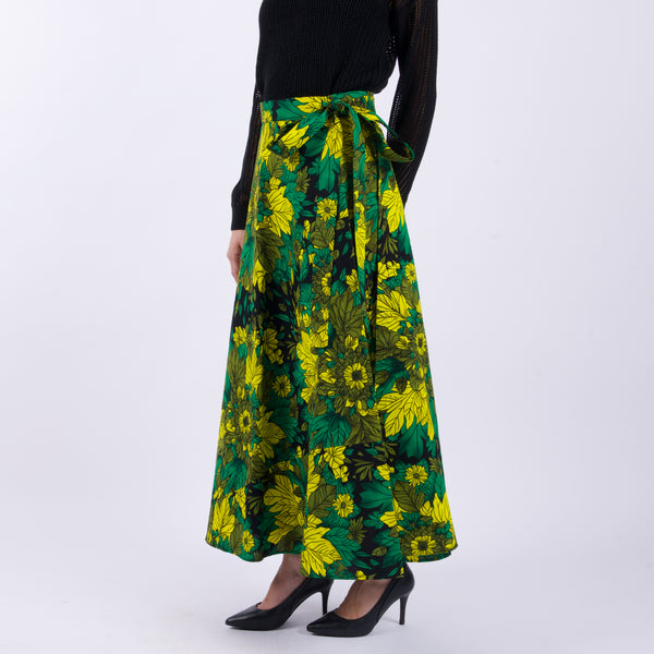 巻きスカート【草木】