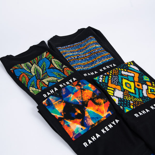 アフリカンロングスリーブTシャツ【Alfajiri / 夜明け】