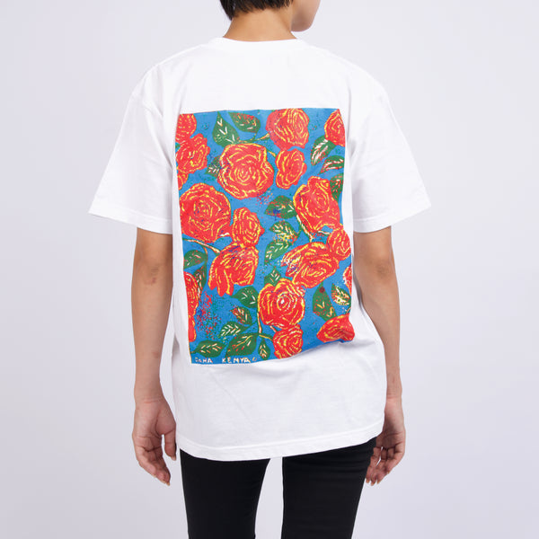 Kenyan Artists Collaboration T-Shirt【ROSE】