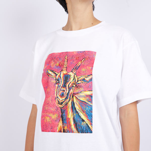 ｟受注販売｠Kenyan Artists Collaboration T-Shirt【GOAT】