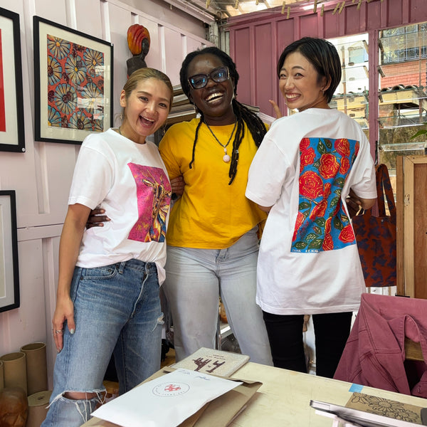 ｟受注販売｠Kenyan Artists Collaboration T-Shirt【GOAT】