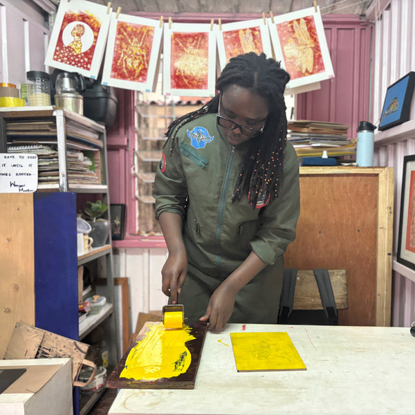 ｟受注販売｠Kenyan Artists Collaboration T-Shirt【GOAT】