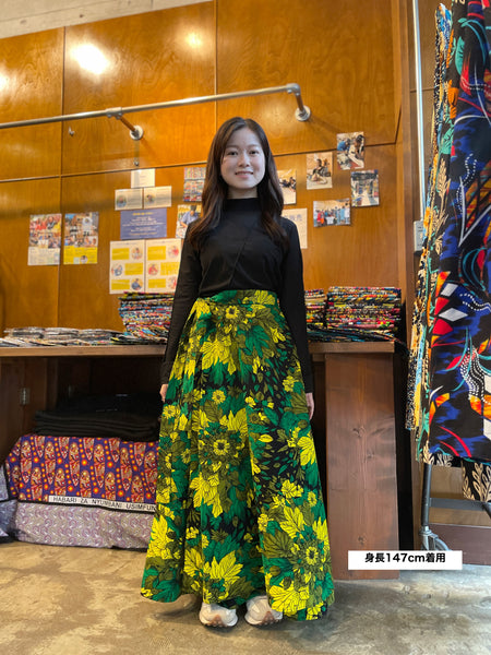 巻きスカート【草木】