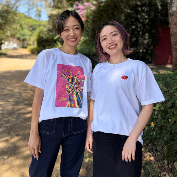 ｟受注販売｠Kenyan Artists Collaboration T-Shirt【GOAT】