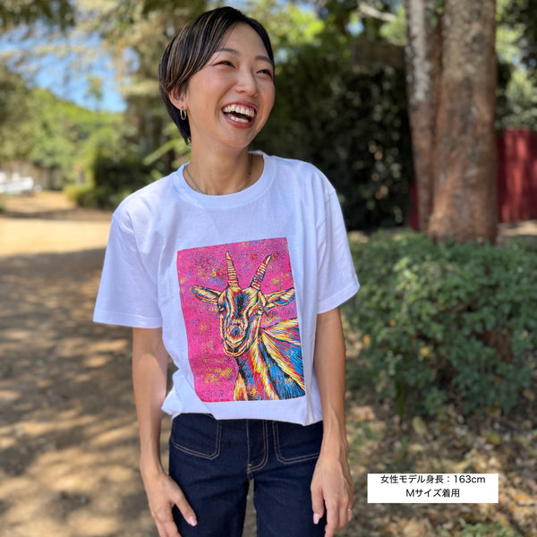 ｟受注販売｠Kenyan Artists Collaboration T-Shirt【GOAT】