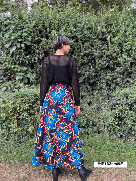 巻きスカート【夜花】