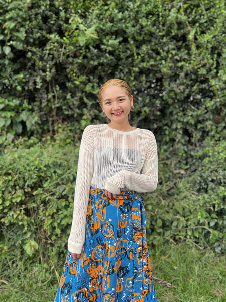 巻きスカート【水面】