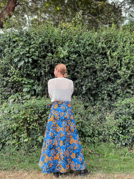 巻きスカート【水面】