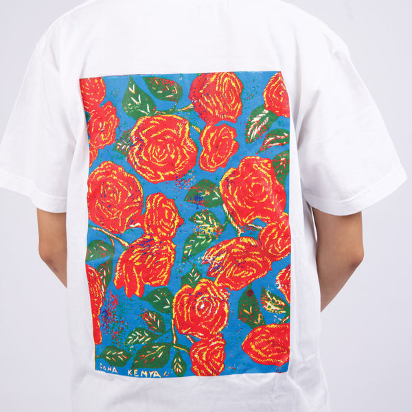 Kenyan Artists Collaboration T-Shirt【ROSE】