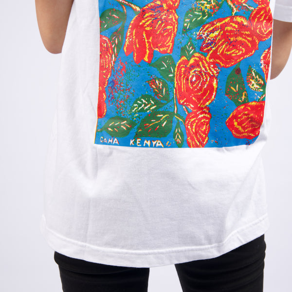 Kenyan Artists Collaboration T-Shirt【ROSE】