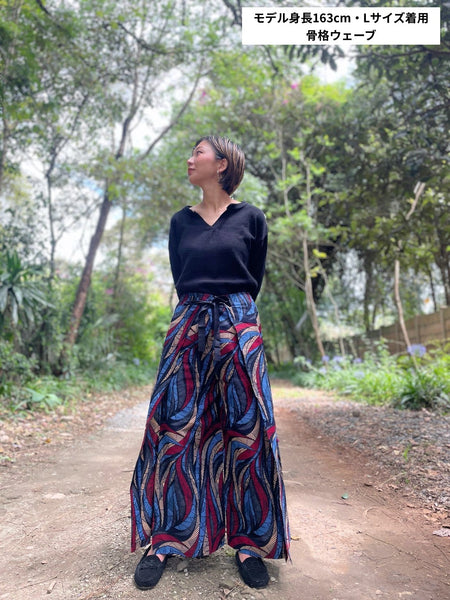 巻きズボン【Red × Blue】